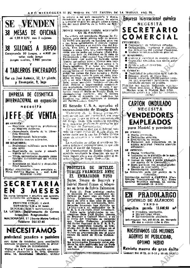 ABC MADRID 22-03-1972 página 28