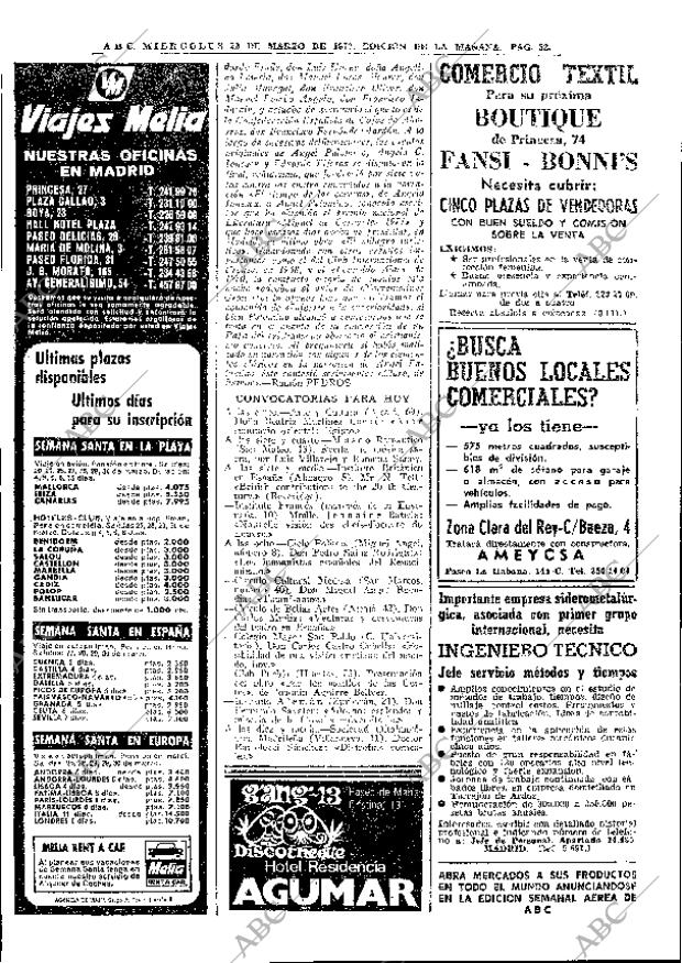 ABC MADRID 22-03-1972 página 52