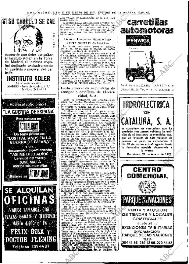 ABC MADRID 22-03-1972 página 66