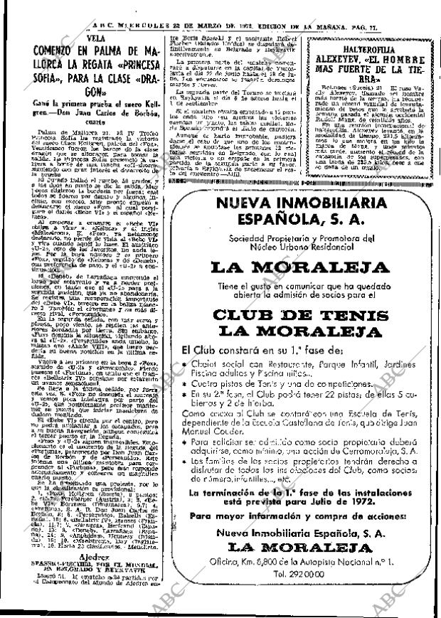 ABC MADRID 22-03-1972 página 77