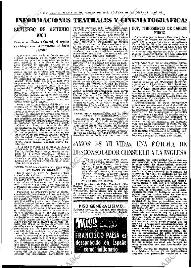 ABC MADRID 22-03-1972 página 85