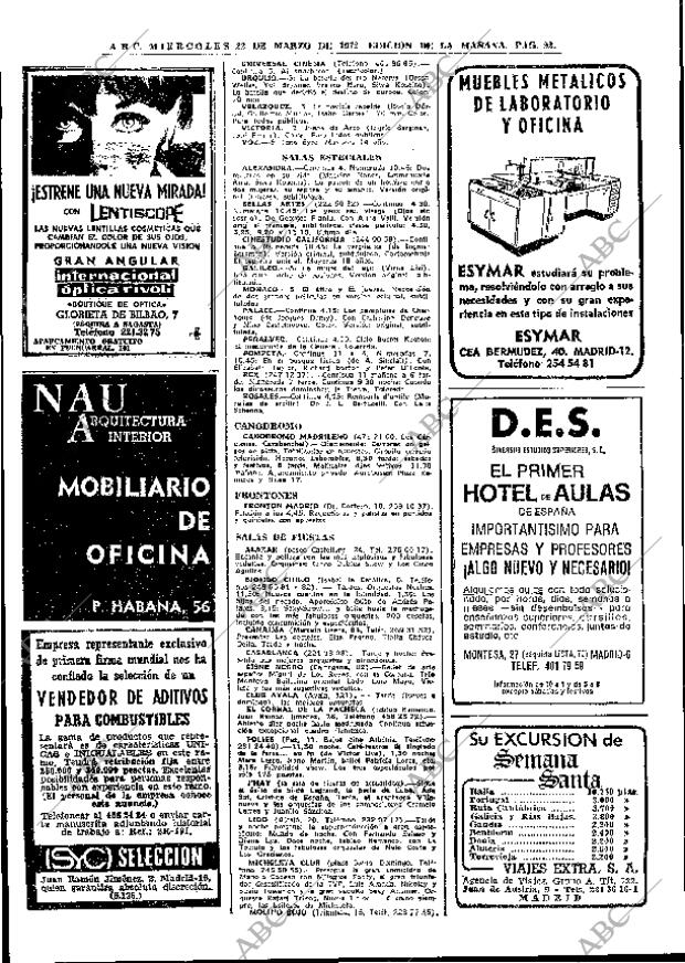 ABC MADRID 22-03-1972 página 92