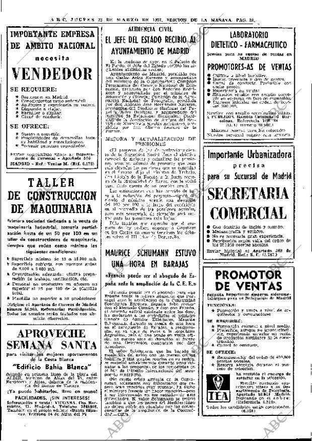 ABC MADRID 23-03-1972 página 38