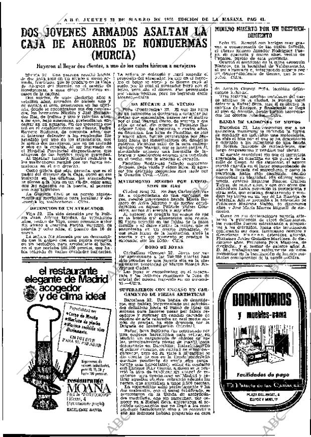ABC MADRID 23-03-1972 página 41