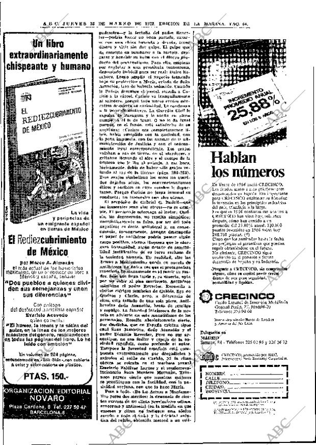 ABC MADRID 23-03-1972 página 64