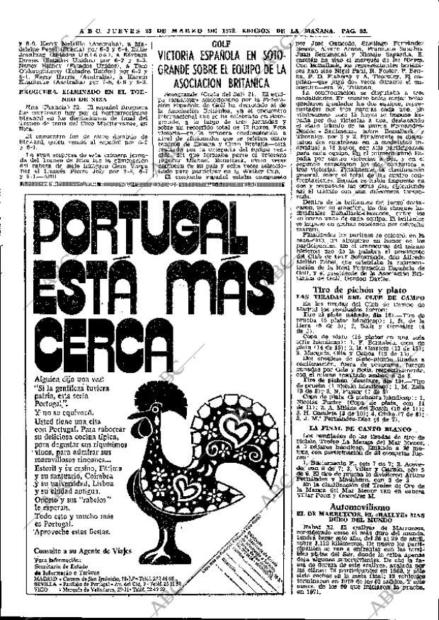 ABC MADRID 23-03-1972 página 85