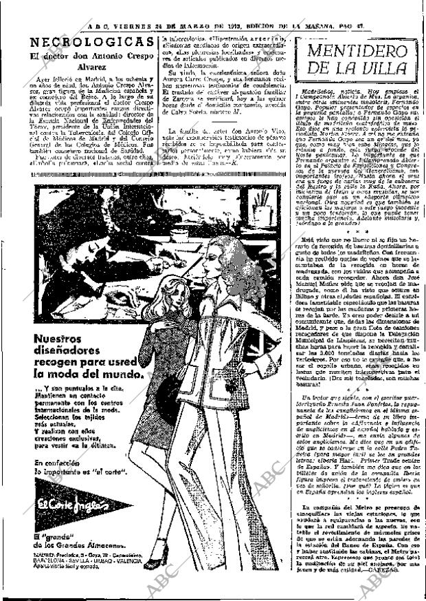 ABC MADRID 24-03-1972 página 47