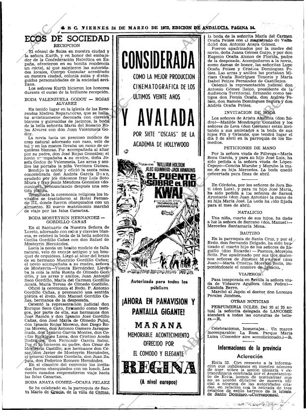 ABC SEVILLA 24-03-1972 página 50