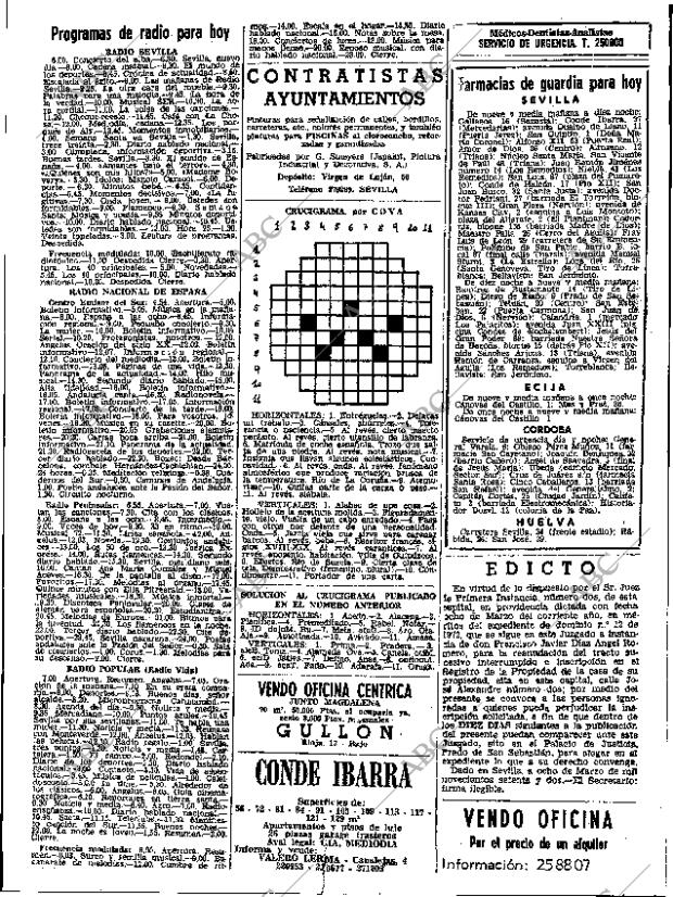 ABC SEVILLA 24-03-1972 página 75
