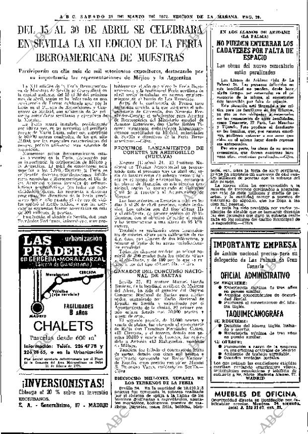 ABC MADRID 25-03-1972 página 39