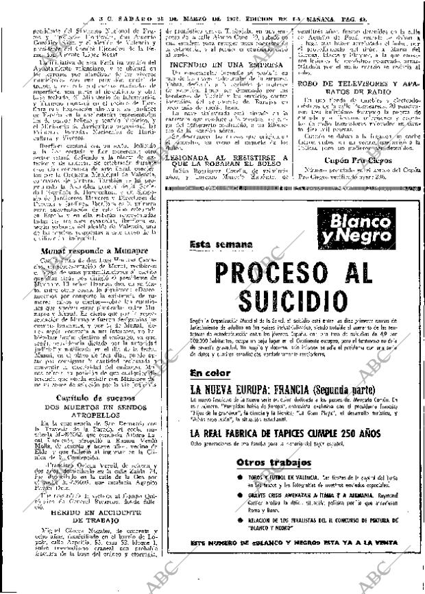 ABC MADRID 25-03-1972 página 49