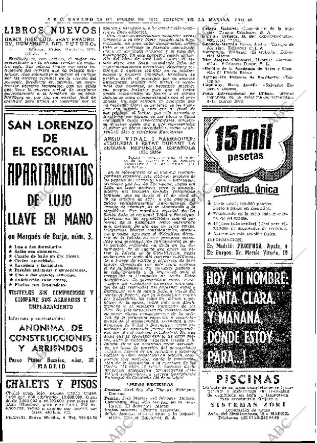 ABC MADRID 25-03-1972 página 60