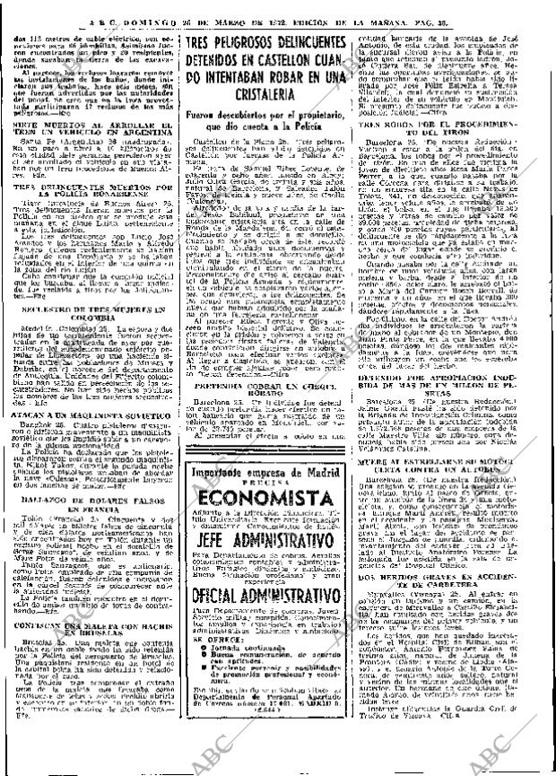 ABC MADRID 26-03-1972 página 28