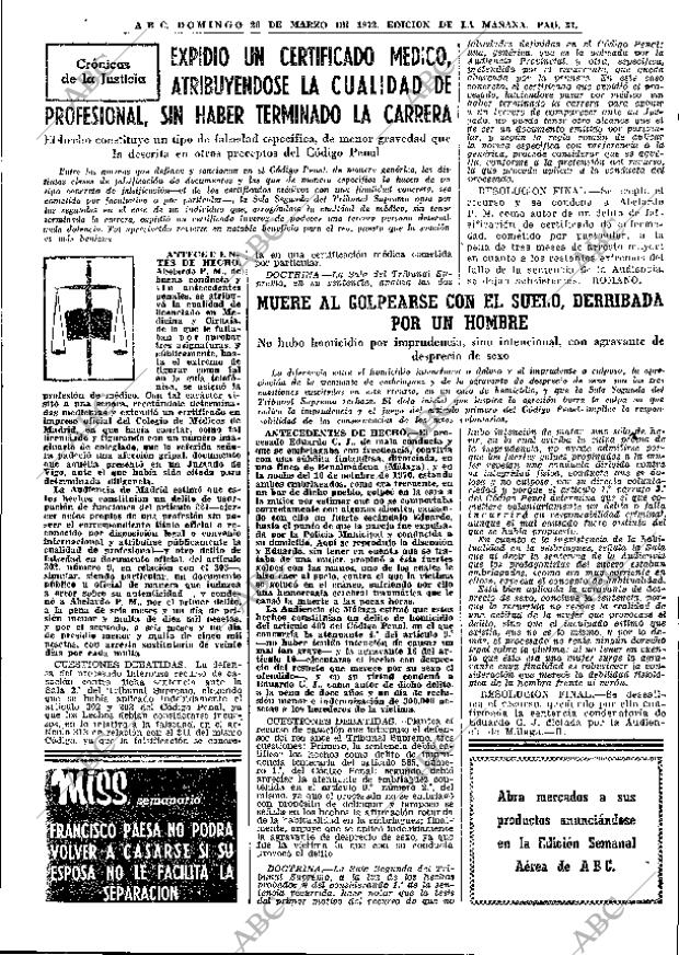 ABC MADRID 26-03-1972 página 29