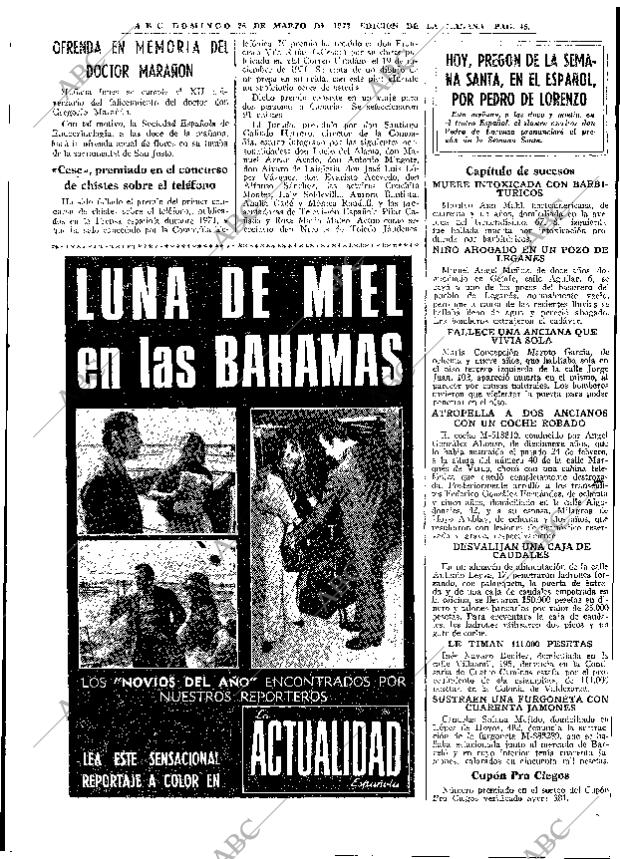 ABC MADRID 26-03-1972 página 43