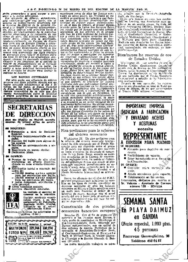 ABC MADRID 26-03-1972 página 54