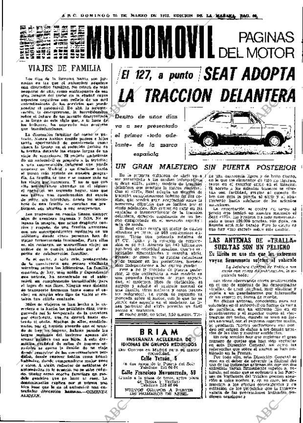 ABC MADRID 26-03-1972 página 67