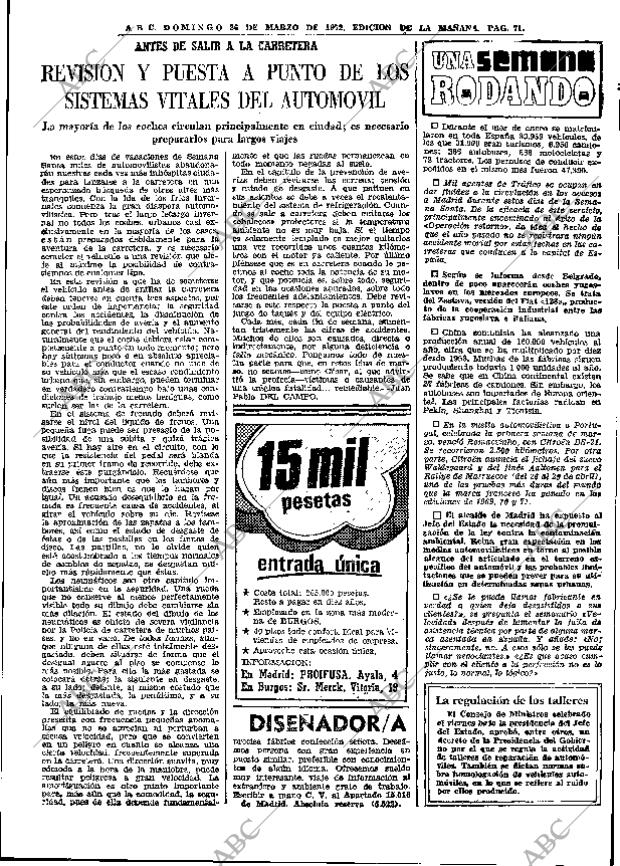 ABC MADRID 26-03-1972 página 69