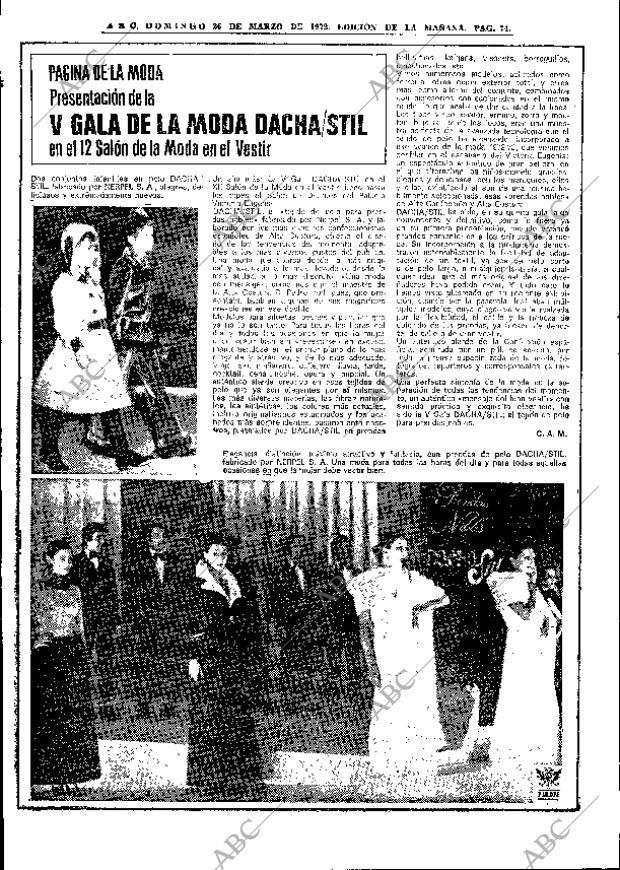 ABC MADRID 26-03-1972 página 72