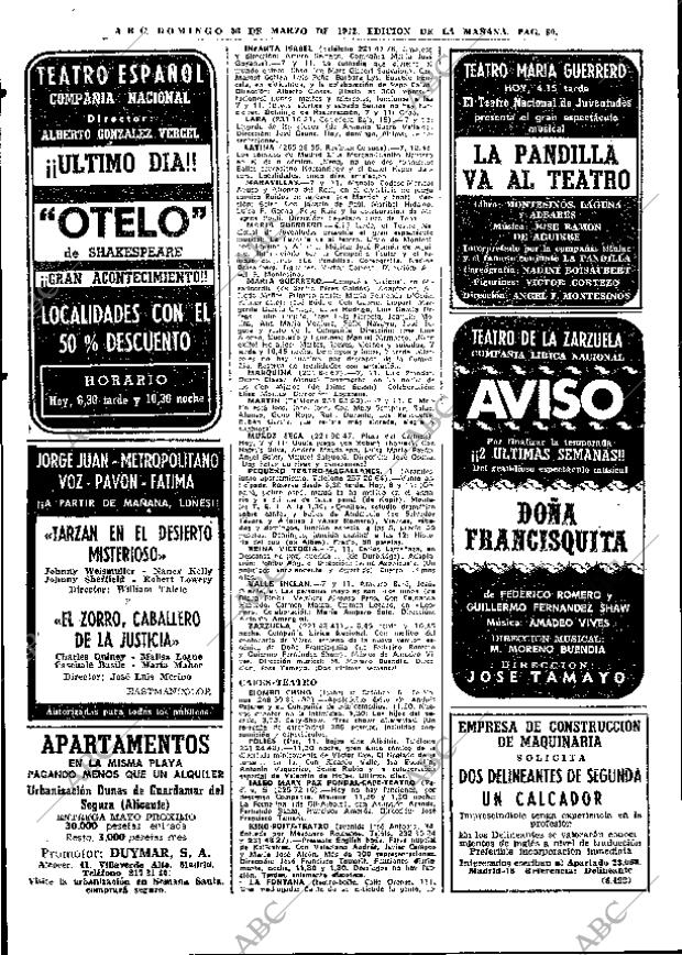 ABC MADRID 26-03-1972 página 78