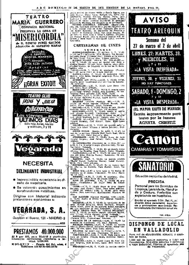 ABC MADRID 26-03-1972 página 79