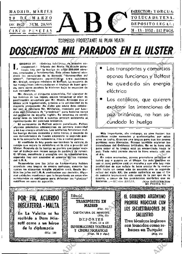 ABC MADRID 28-03-1972 página 13