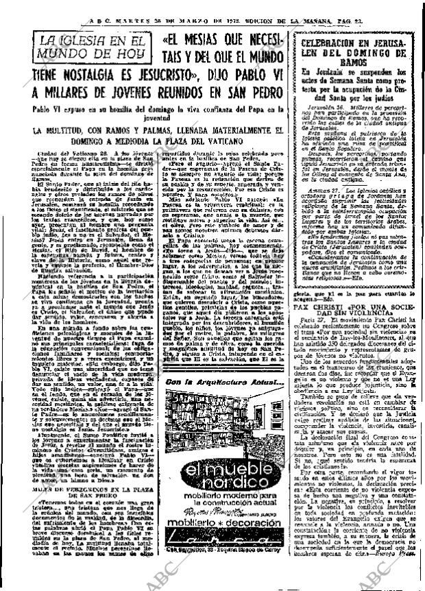 ABC MADRID 28-03-1972 página 23