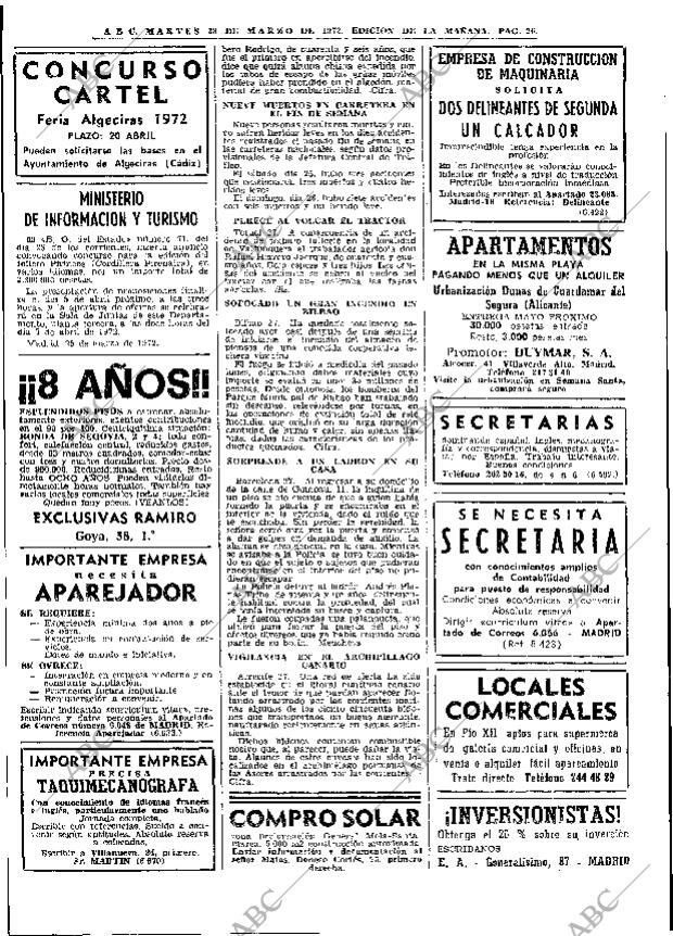 ABC MADRID 28-03-1972 página 26