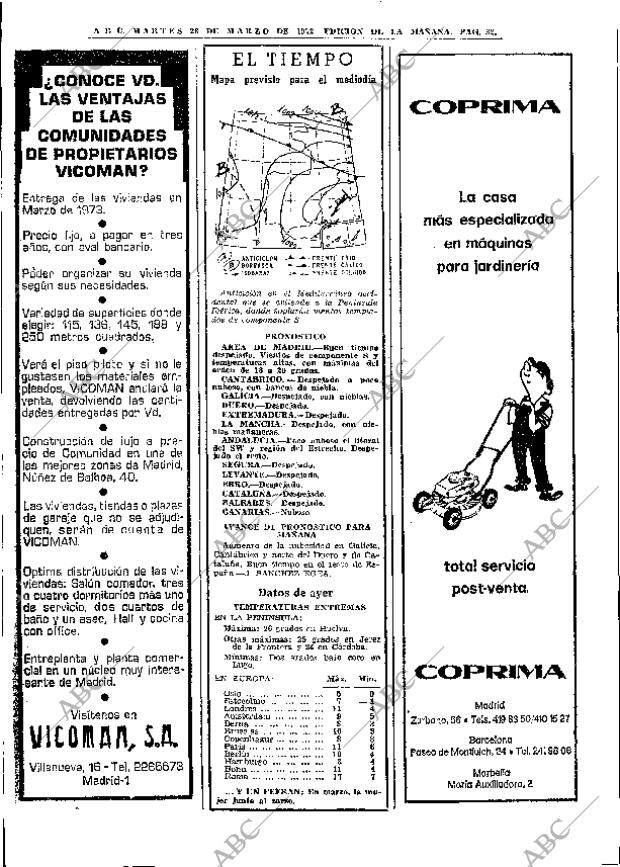ABC MADRID 28-03-1972 página 32