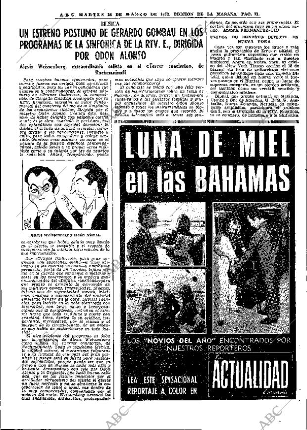 ABC MADRID 28-03-1972 página 71