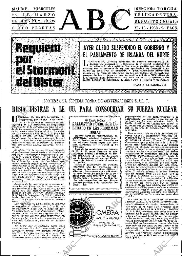 ABC MADRID 29-03-1972 página 13