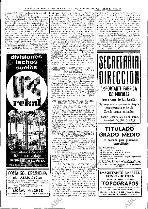 ABC MADRID 29-03-1972 página 28