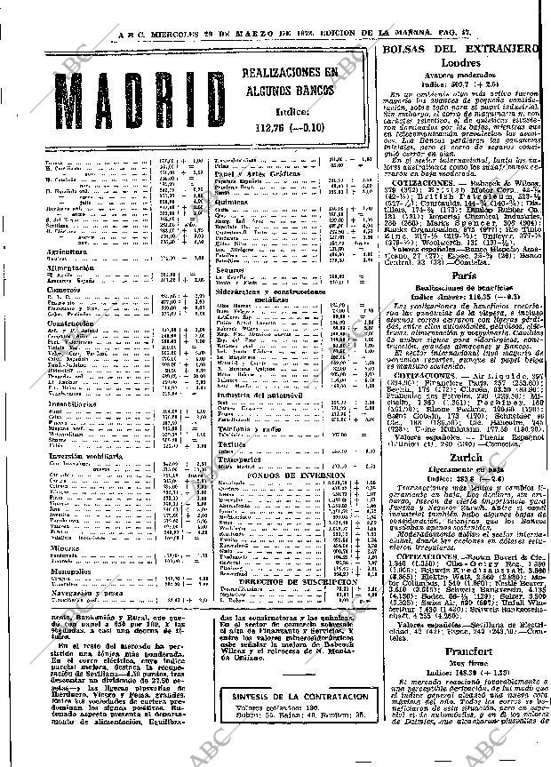 ABC MADRID 29-03-1972 página 47