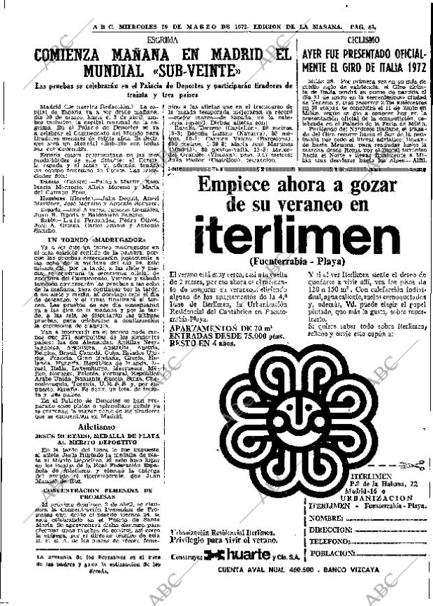 ABC MADRID 29-03-1972 página 53