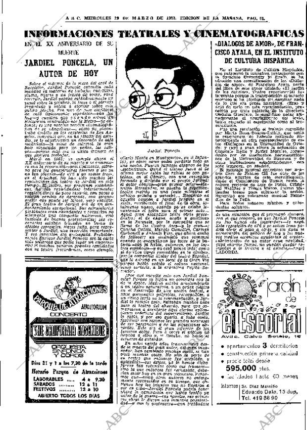 ABC MADRID 29-03-1972 página 61