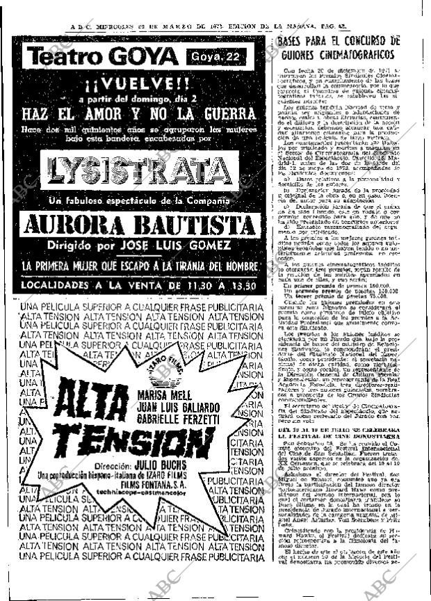 ABC MADRID 29-03-1972 página 62