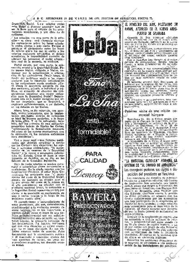 ABC SEVILLA 29-03-1972 página 21