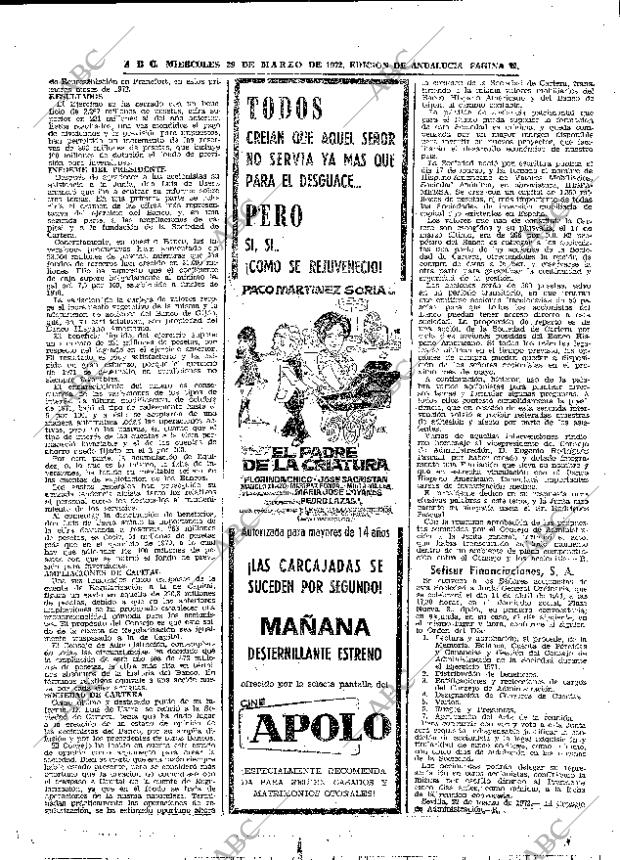 ABC SEVILLA 29-03-1972 página 32
