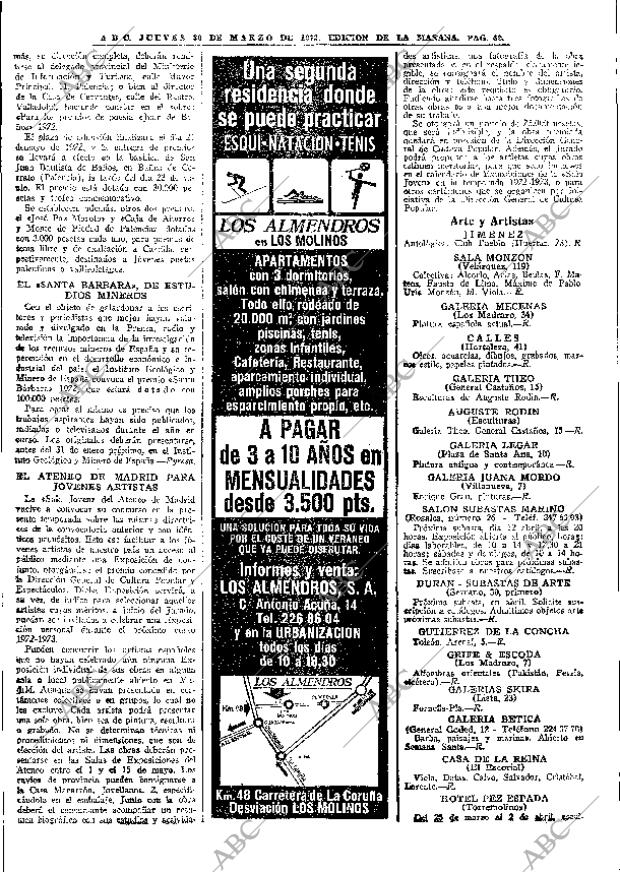 ABC MADRID 30-03-1972 página 42