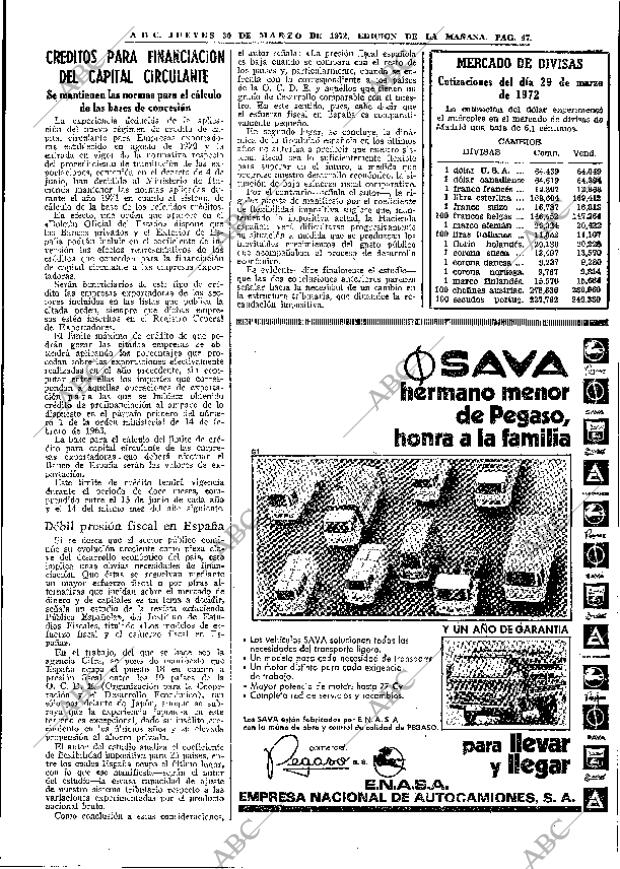 ABC MADRID 30-03-1972 página 47