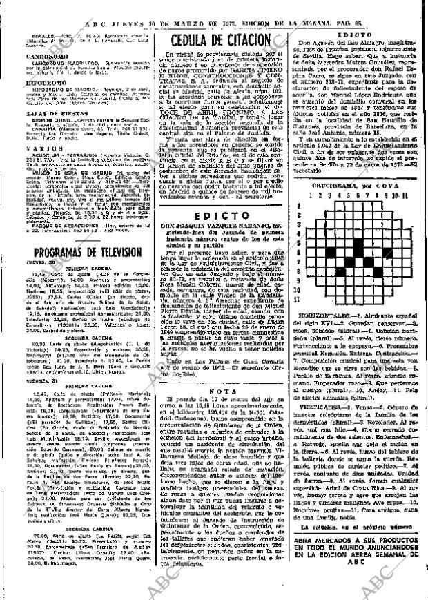 ABC MADRID 30-03-1972 página 65