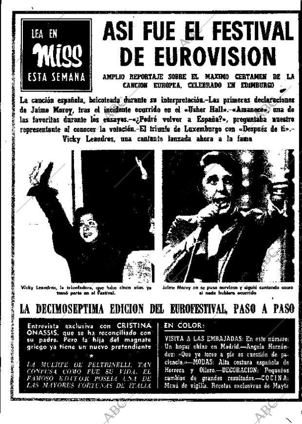 ABC MADRID 30-03-1972 página 85