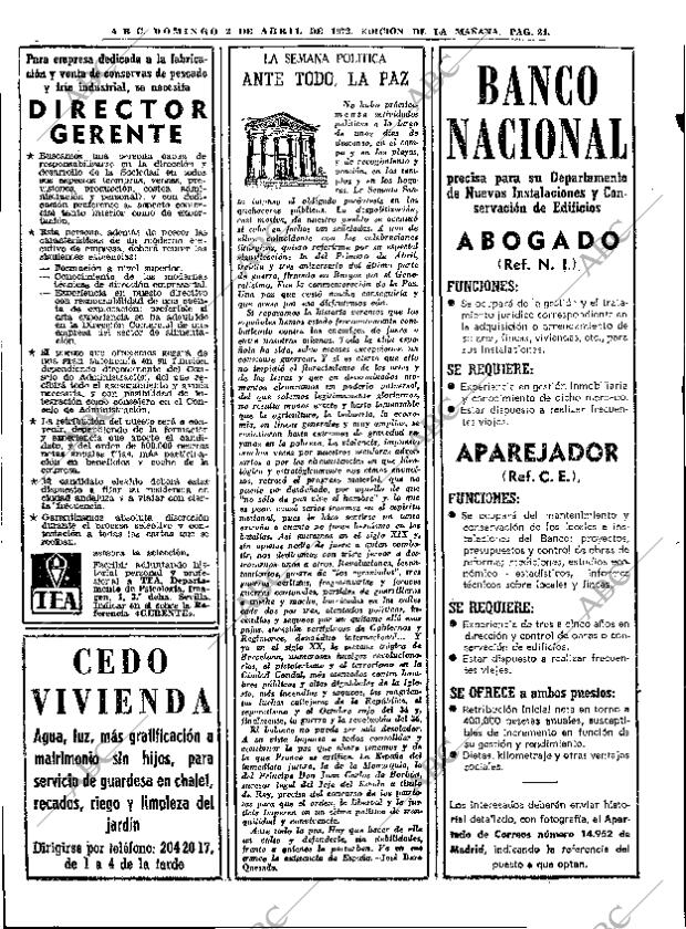 ABC MADRID 02-04-1972 página 22