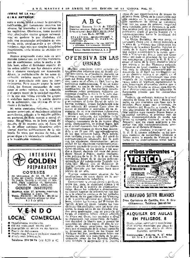 ABC MADRID 04-04-1972 página 22