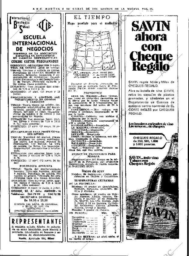 ABC MADRID 04-04-1972 página 40