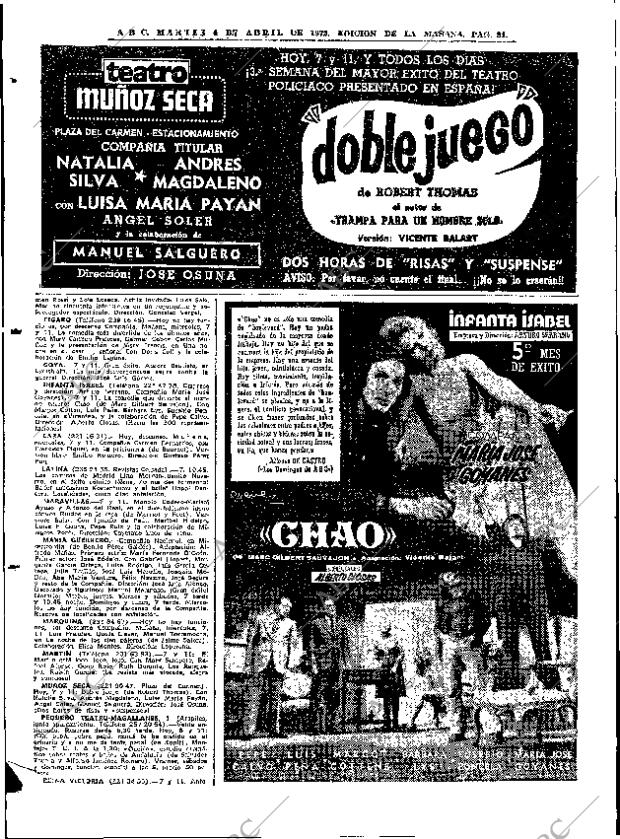 ABC MADRID 04-04-1972 página 84