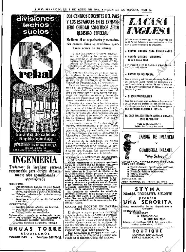 ABC MADRID 05-04-1972 página 50