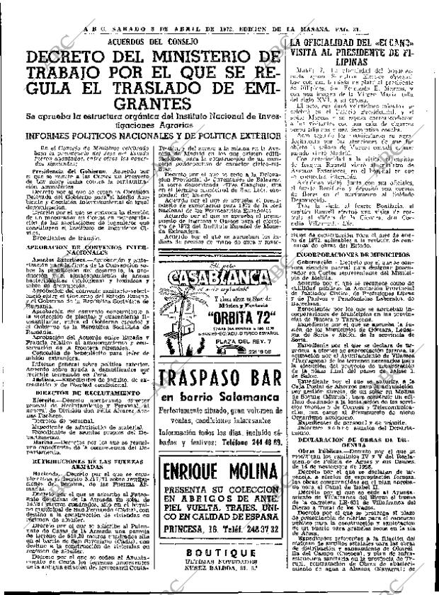 ABC MADRID 08-04-1972 página 31