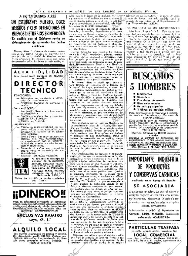 ABC MADRID 08-04-1972 página 40