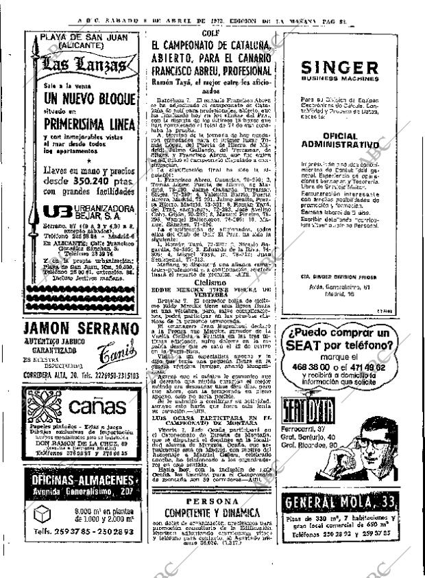 ABC MADRID 08-04-1972 página 82